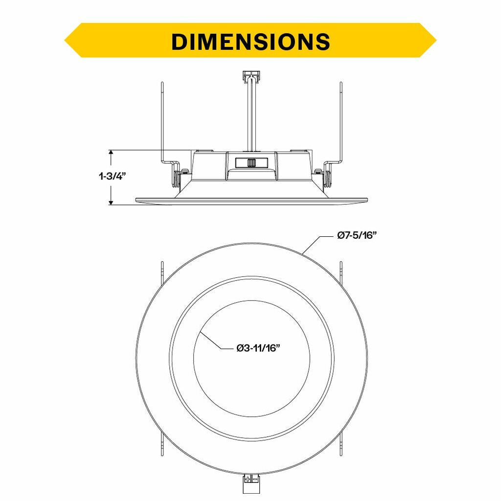 Halco 89018 10W LED Smooth Dimmable Fixture Residential Retrofit