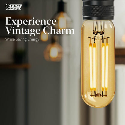 4 pack - Feit Electric T640VG/LED/HDRP/4/RP 4W T6 LED Light Bulb