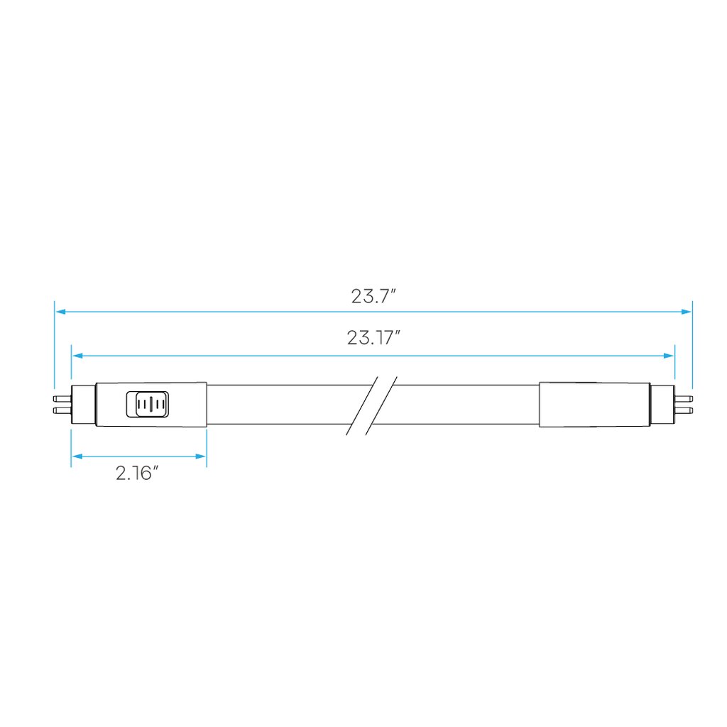 30 pack - Luxrite LR34241 8W T8 LED Light Bulb
