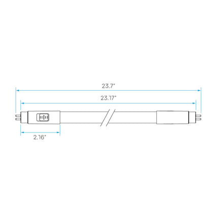 30 pack - Luxrite LR34241 8W T8 LED Light Bulb
