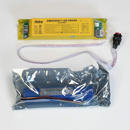 Halco 10310 LED Fixture Battery Backup Emergency 8W 120 277V LiFePO4