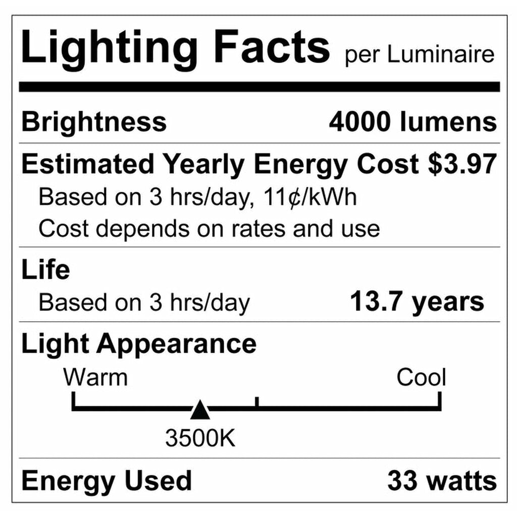 Luxrite LR21457 33W A23 LED Light Bulb