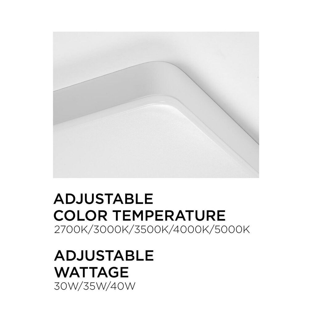 AFX ADDL1248LAJD1WH 40W LED Dimmable Fixture Addison 48'' Wrap Flush