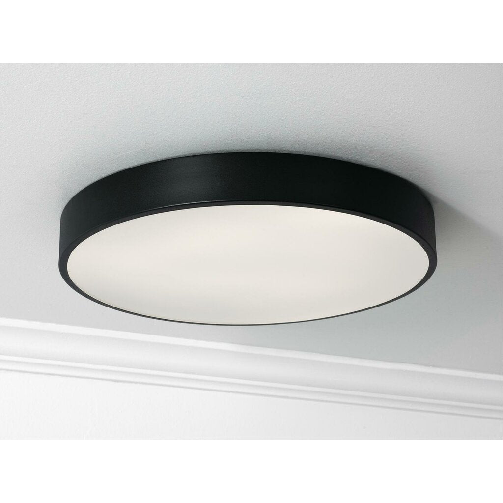 AFX BAYF19LAJUDLB 30W LED Dimmable Fixture Bailey 19'' Flush Mount