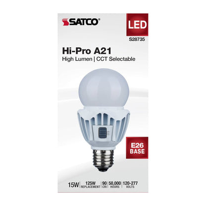 24 pack - Satco S28735 15W A21 LED Light Bulb