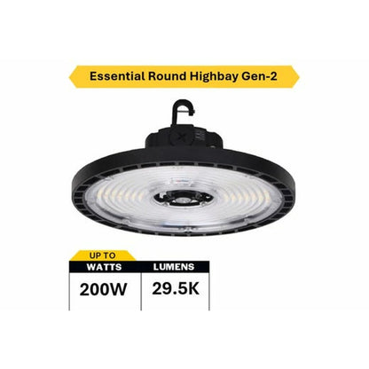 Halco 37312 120W/150W/200W LED Dimmable Fixture Essential Round