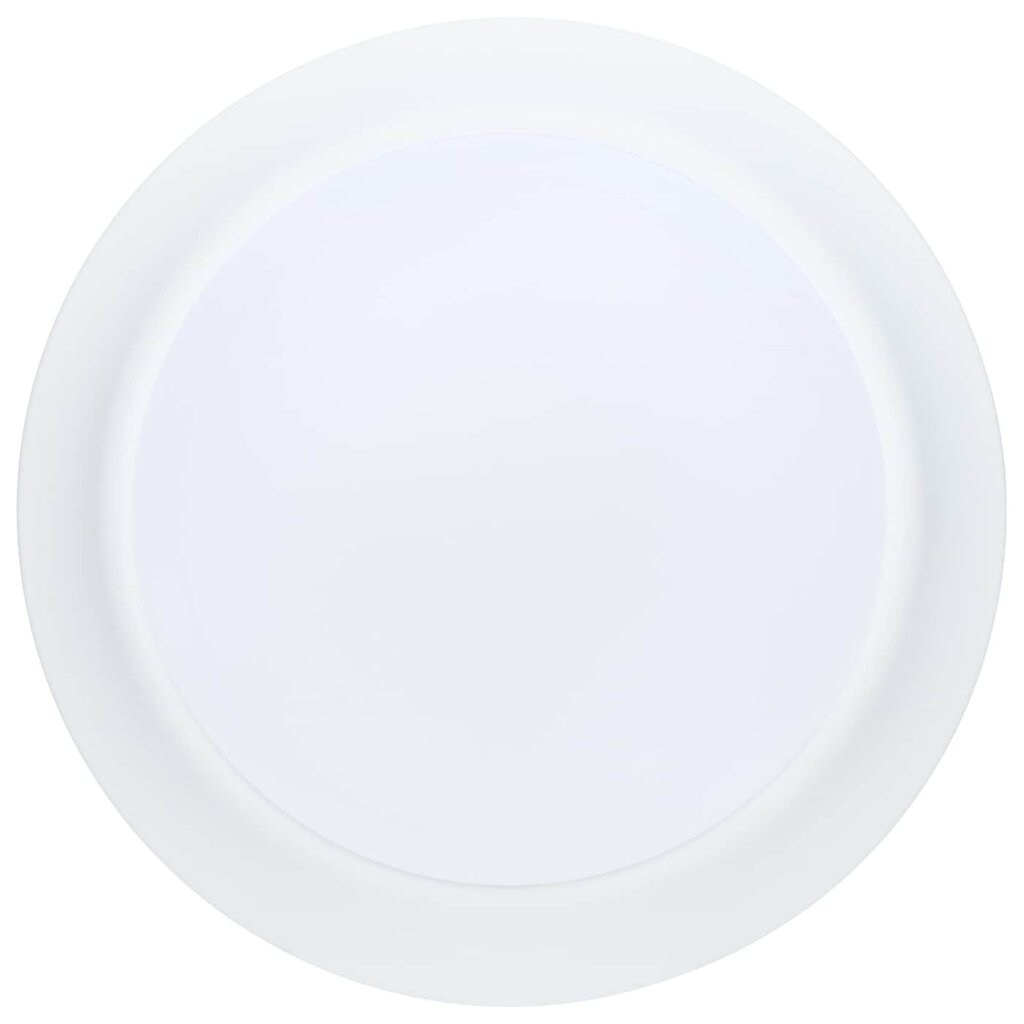 Satco 62-1801R1 60W LED Dimmable Fixture 7" DISK LIGHT WHITE FINISH