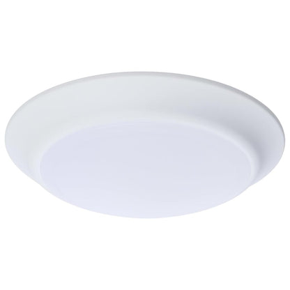 Satco 62-1801R1 60W LED Dimmable Fixture 7" DISK LIGHT WHITE FINISH