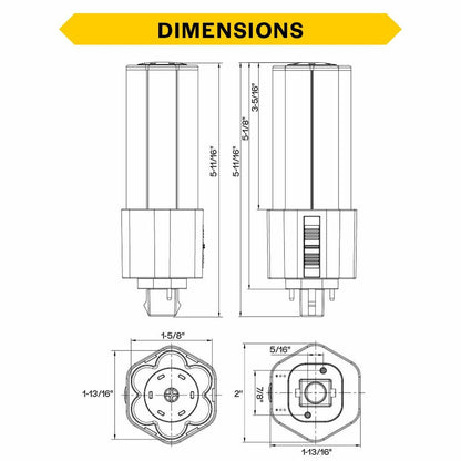 Halco 82856 9W LED Light Bulb