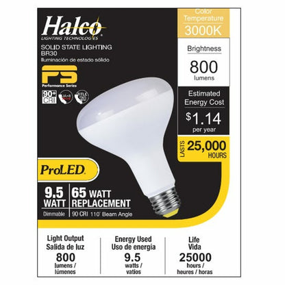 Halco 80279 9.5W BR30 LED Light Bulb