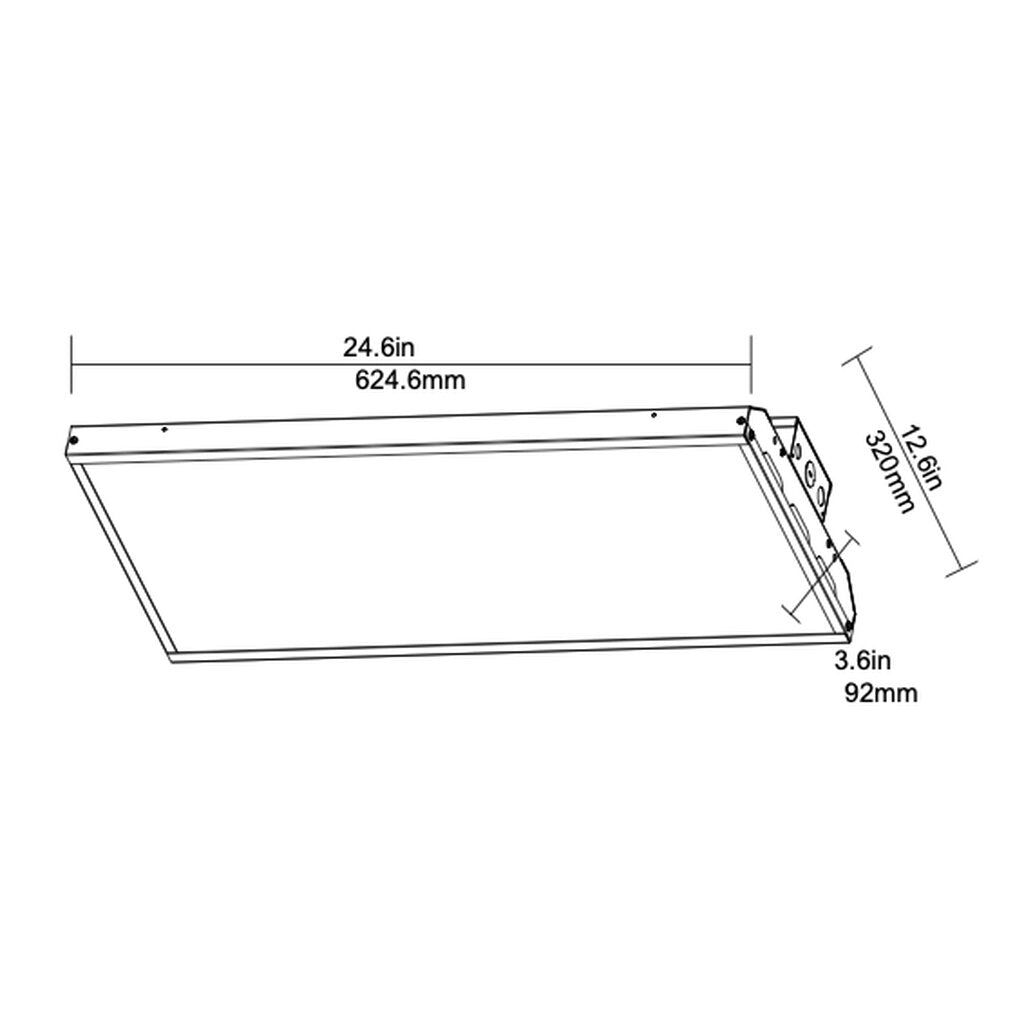 Halco 30282 110W/135W/160W LED Bath Dimmable Fixture ProLED Select