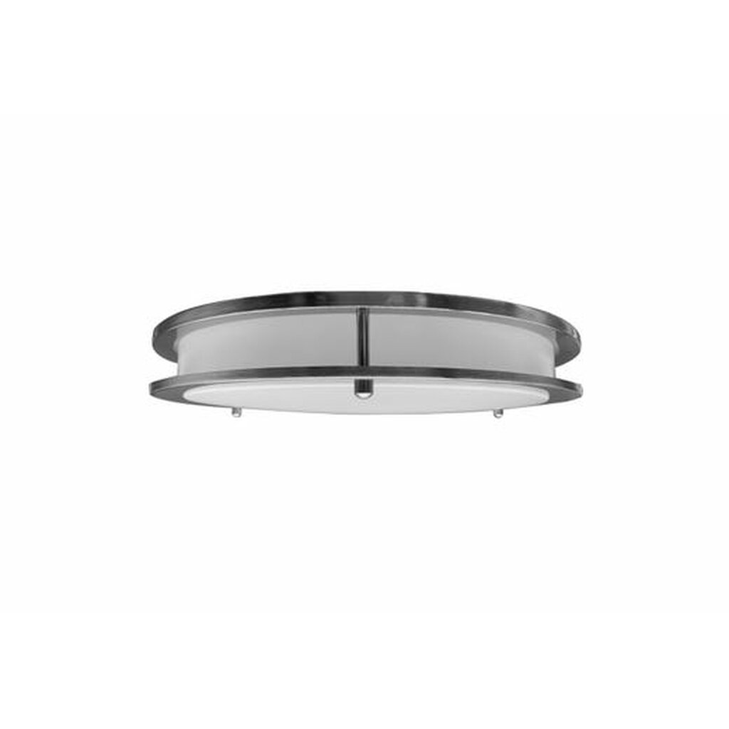 Halco 90271 21W LED Dimmable Fixture Flush Mount Brushed Nickel Double
