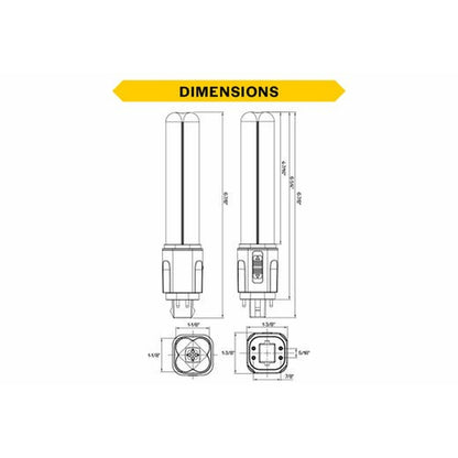 Halco 82852 9.5W LED Light Bulb