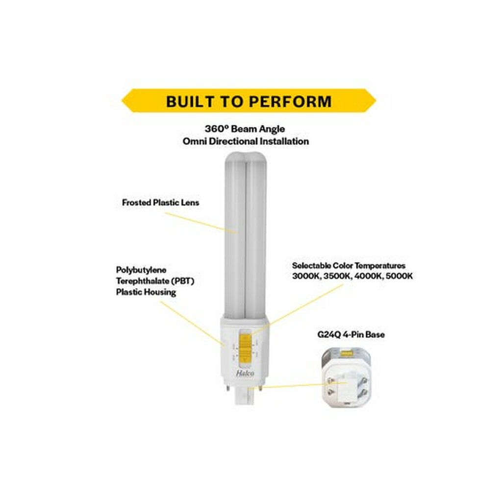 Halco 82852 9.5W LED Light Bulb