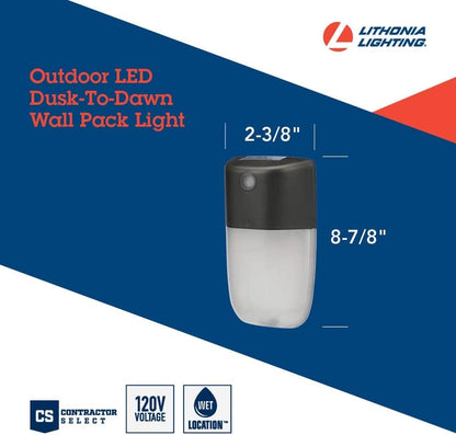 Lithonia OVWP LED 40K 120 PE DDB M4 14W LED Wall Sconce Fixture Dusk
