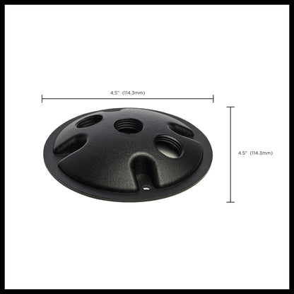 Nuvo 60-671 1-Light Die Cast Mounting Plate, Matte Black