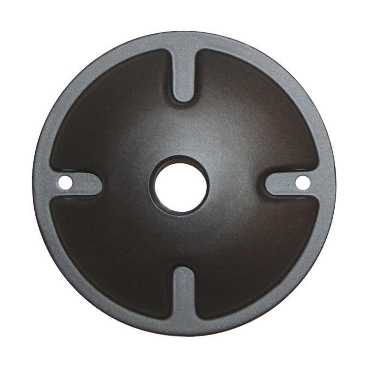 Nuvo 60-675 1-Light Die Cast Mounting Plate, Dark Gray