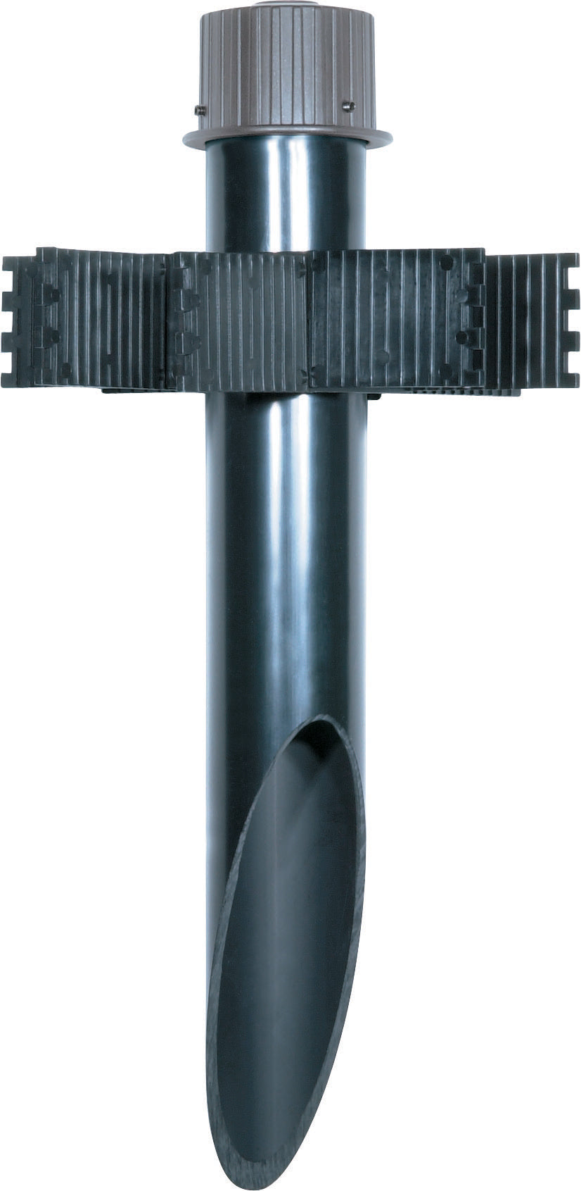 Nuvo 60-679 2 Inch Diameter Mounting Post, PVC, Light
