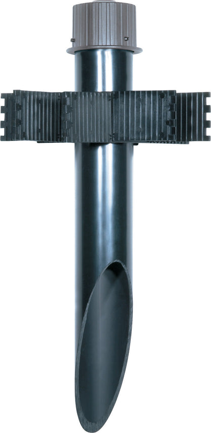 Nuvo 60-679 2 Inch Diameter Mounting Post, PVC, Light