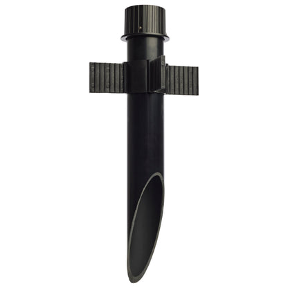 Nuvo 60-682 3 Inch Diameter Mounting Post, PVC, Matte Black