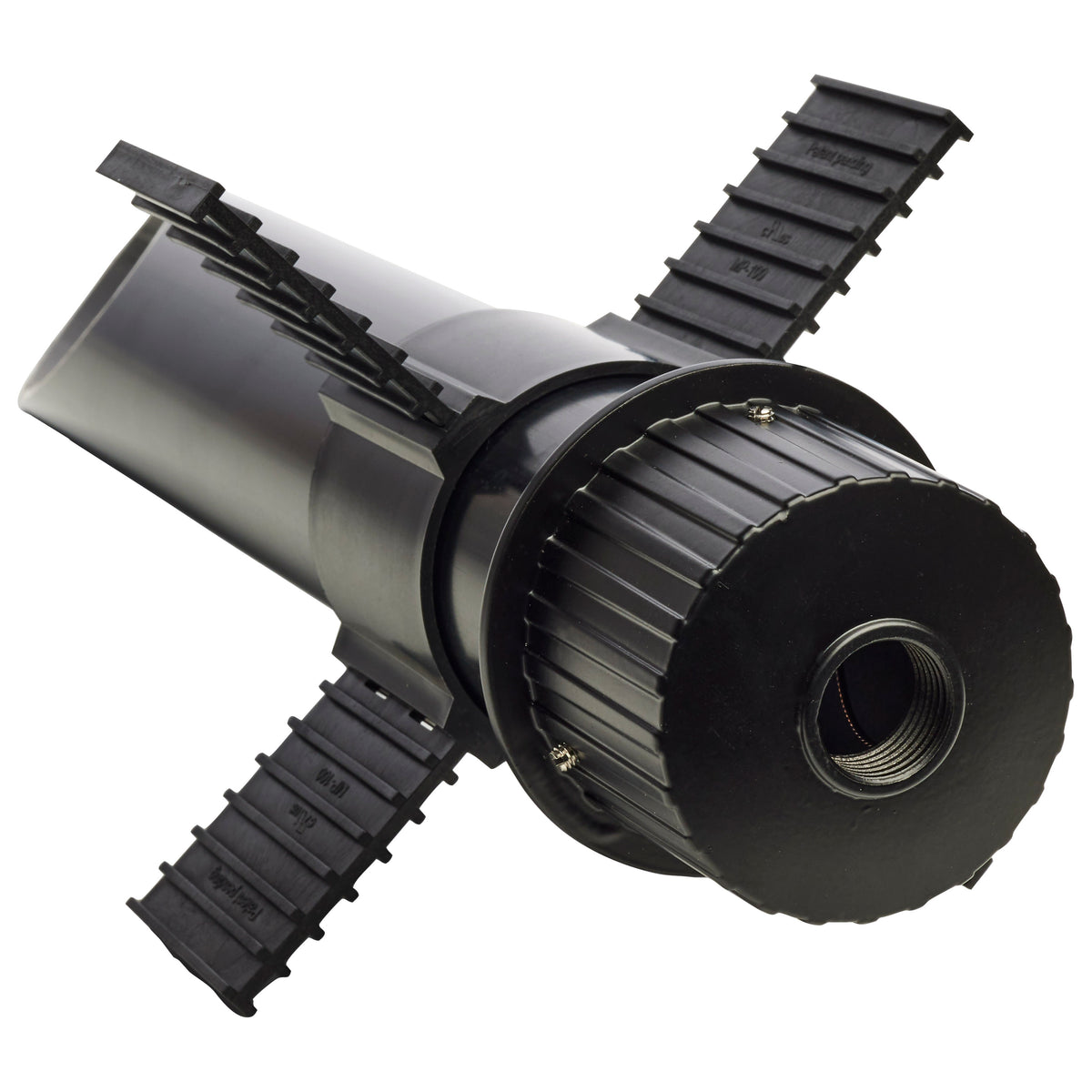 Nuvo 60-682 3 Inch Diameter Mounting Post, PVC, Matte Black