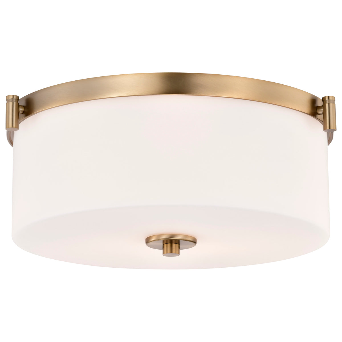 Nuvo 60-8207 Liam, 3 Light Flush Mount, Burnished Brass