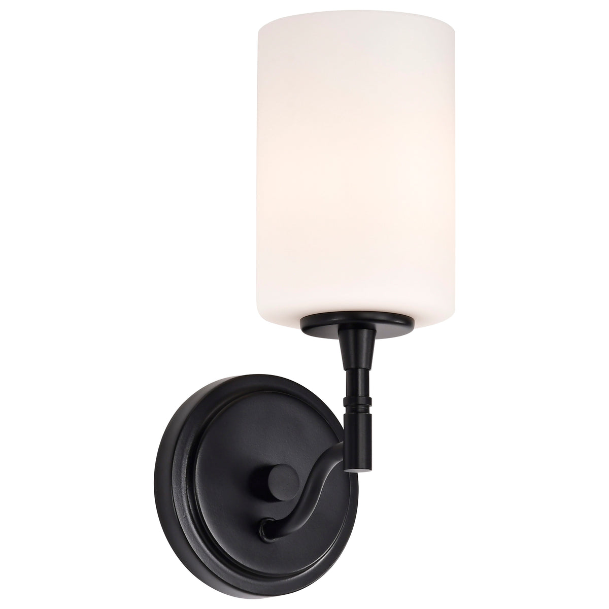 Nuvo 60-8211 Liam, 1 Light Vanity, Matte Black