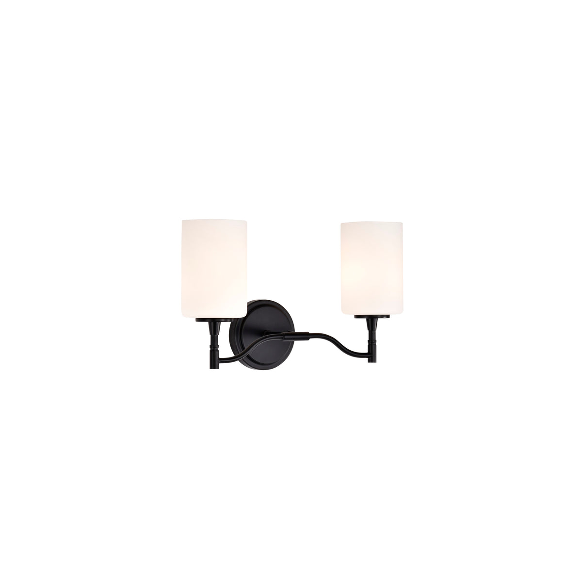 Nuvo 60-8212 Liam, 2 Light Vanity, Matte Black