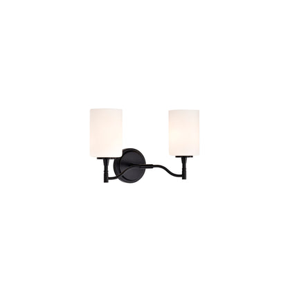 Nuvo 60-8212 Liam, 2 Light Vanity, Matte Black