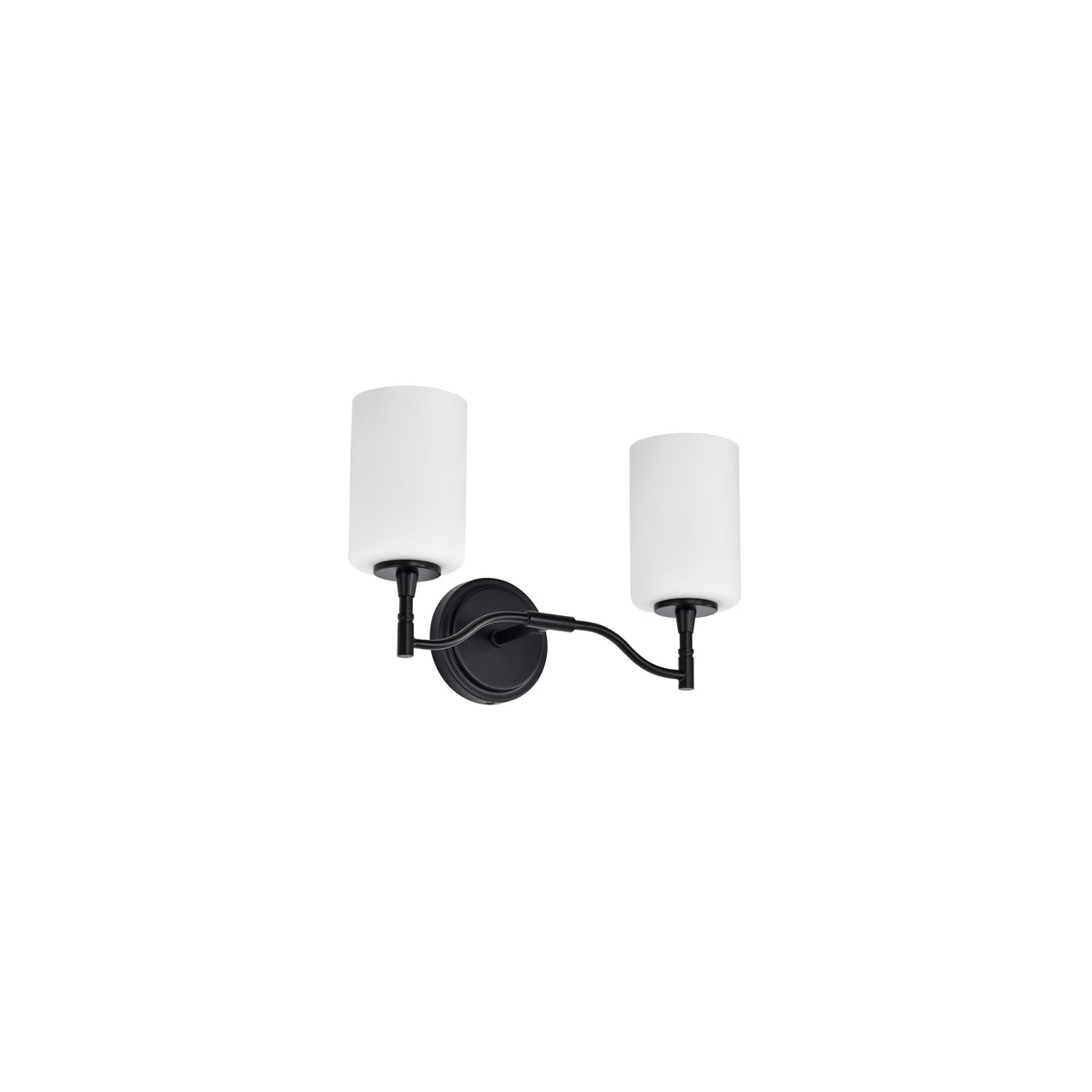 Nuvo 60-8212 Liam, 2 Light Vanity, Matte Black