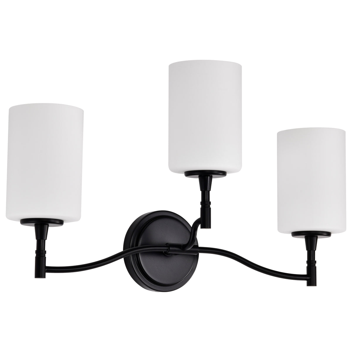 Nuvo 60-8213 Liam, 3 Light Vanity, Matte Black