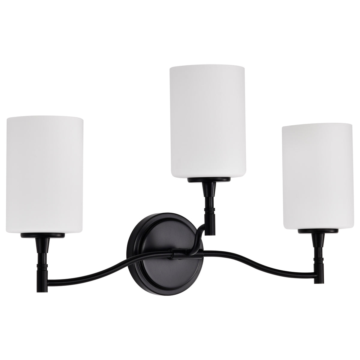 Nuvo 60-8213 Liam, 3 Light Vanity, Matte Black