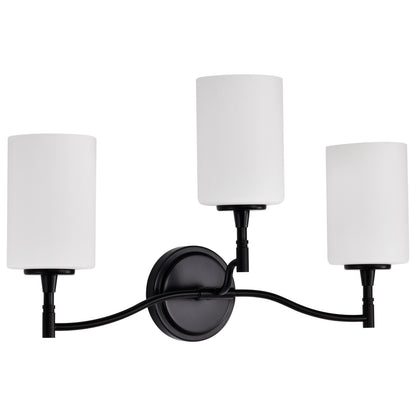 Nuvo 60-8213 Liam, 3 Light Vanity, Matte Black