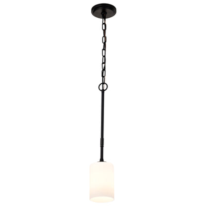 Nuvo 60-8215 Liam, 1 Light Mini Pendant, Matte Black