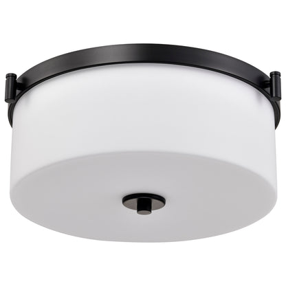 Nuvo 60-8217 Liam, 3 Light Flush Mount, Matte Black