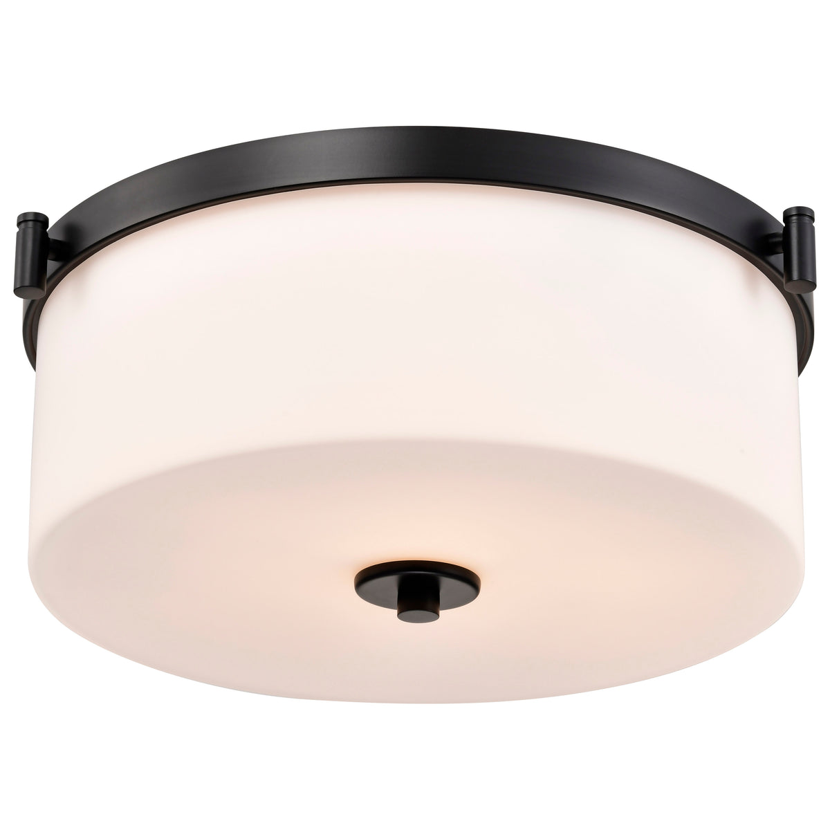 Nuvo 60-8217 Liam, 3 Light Flush Mount, Matte Black
