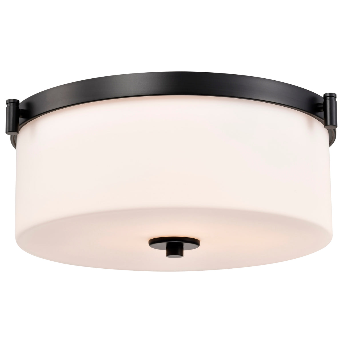 Nuvo 60-8217 Liam, 3 Light Flush Mount, Matte Black