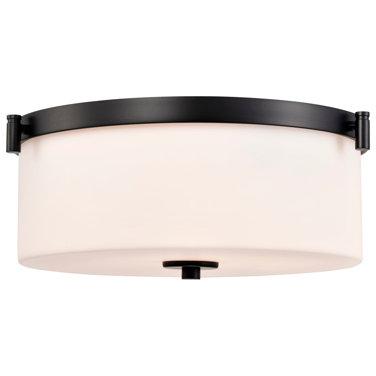 Nuvo 60-8217 Liam, 3 Light Flush Mount, Matte Black