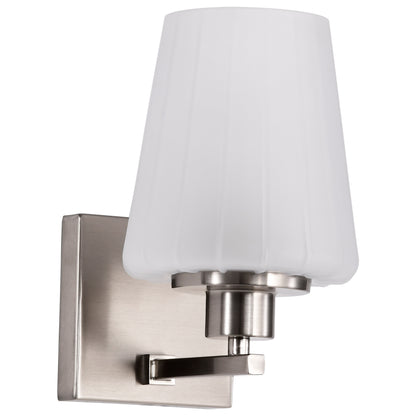 Nuvo 60-8221 Lune, 1 Light Vanity, Brushed Nickel Finish