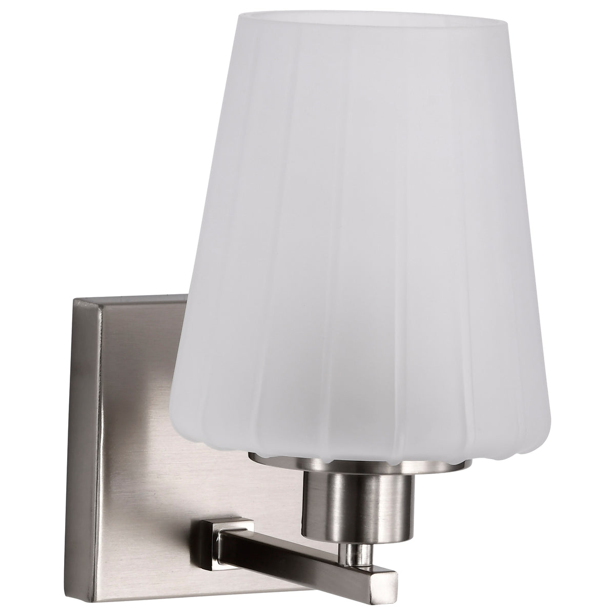Nuvo 60-8221 Lune, 1 Light Vanity, Brushed Nickel Finish