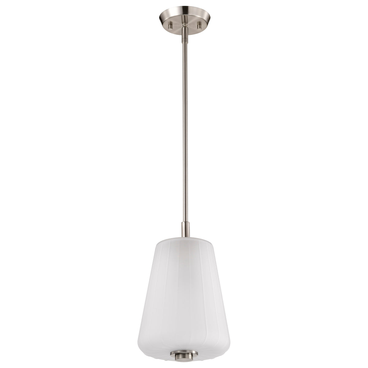 Nuvo 60-8227 Lune, Mini Pendant, Brushed Nickel Finish