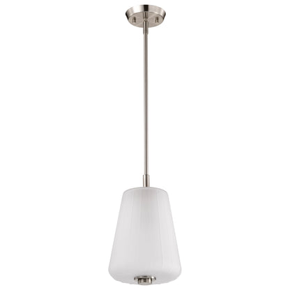 Nuvo 60-8227 Lune, Mini Pendant, Brushed Nickel Finish