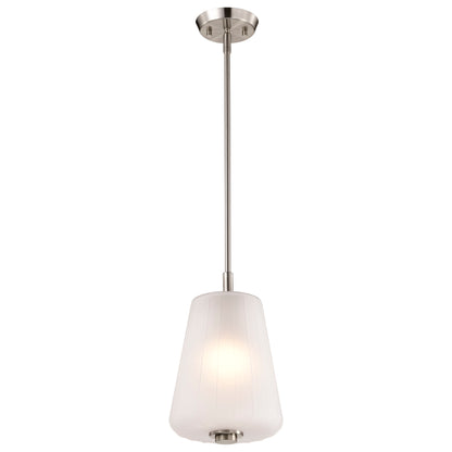 Nuvo 60-8227 Lune, Mini Pendant, Brushed Nickel Finish