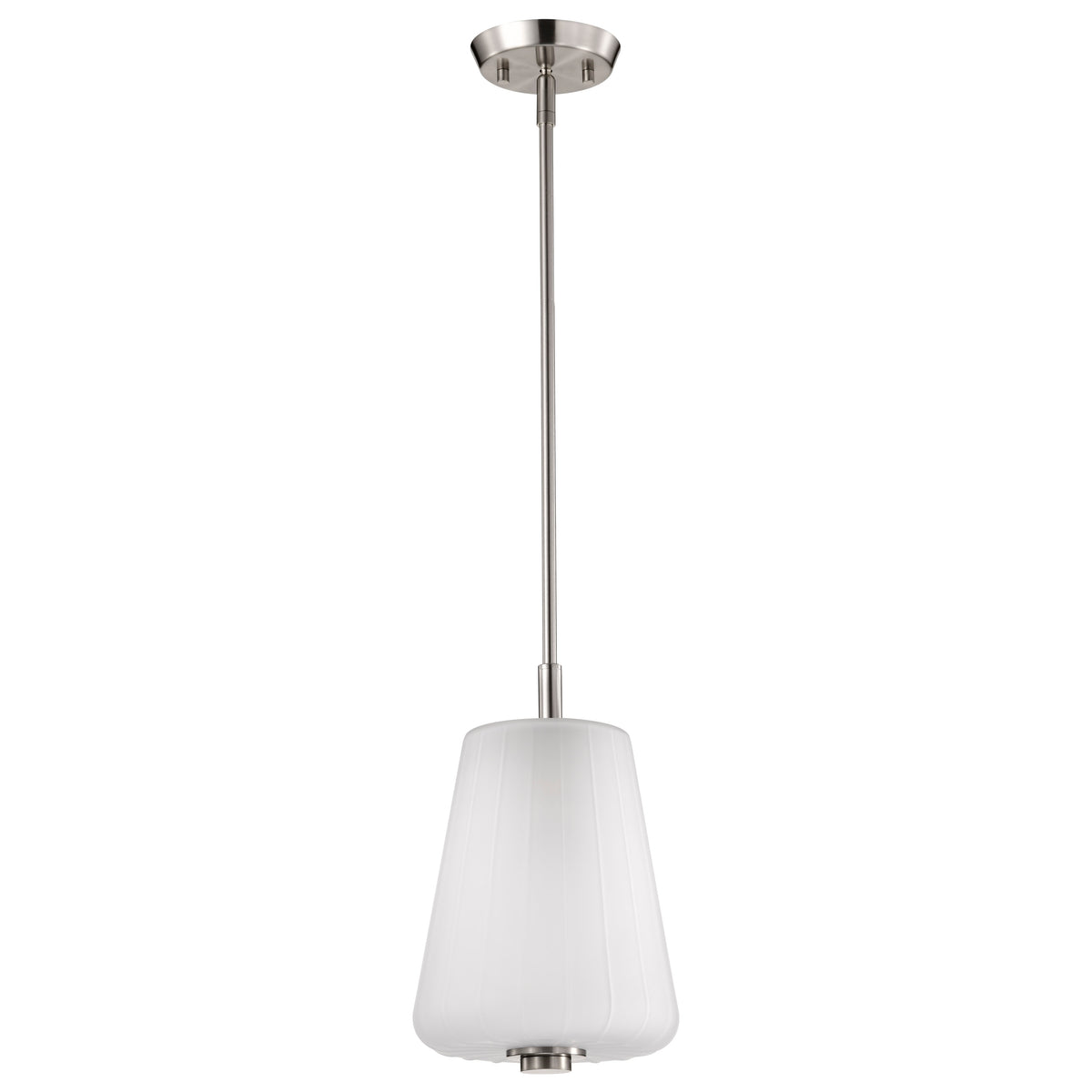 Nuvo 60-8227 Lune, Mini Pendant, Brushed Nickel Finish