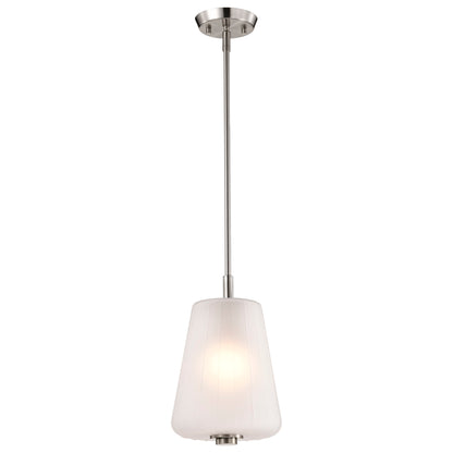 Nuvo 60-8227 Lune, Mini Pendant, Brushed Nickel Finish