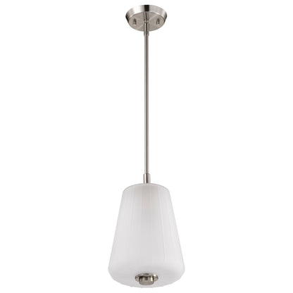 Nuvo 60-8227 Lune, Mini Pendant, Brushed Nickel Finish