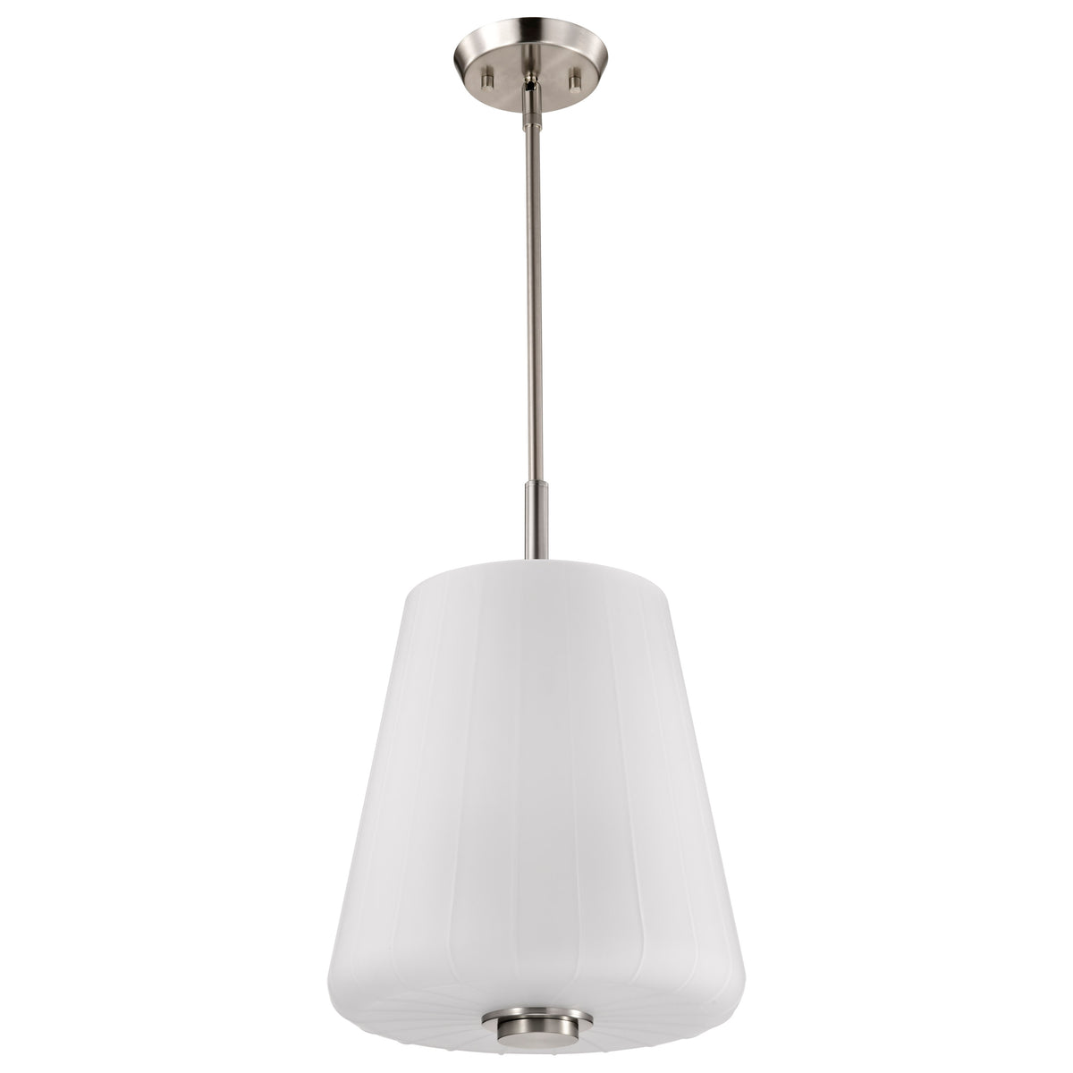 Nuvo 60-8228 Lune, 3 Light Pendant, Brushed Nickel Finish
