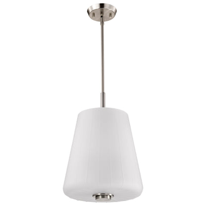 Nuvo 60-8228 Lune, 3 Light Pendant, Brushed Nickel Finish