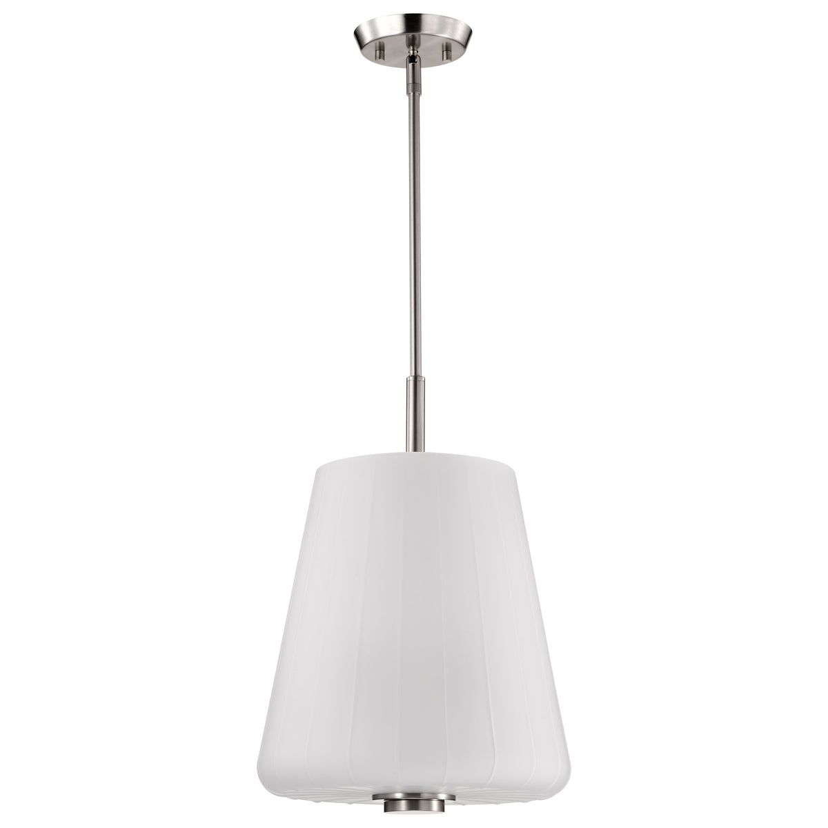 Nuvo 60-8228 Lune, 3 Light Pendant, Brushed Nickel Finish