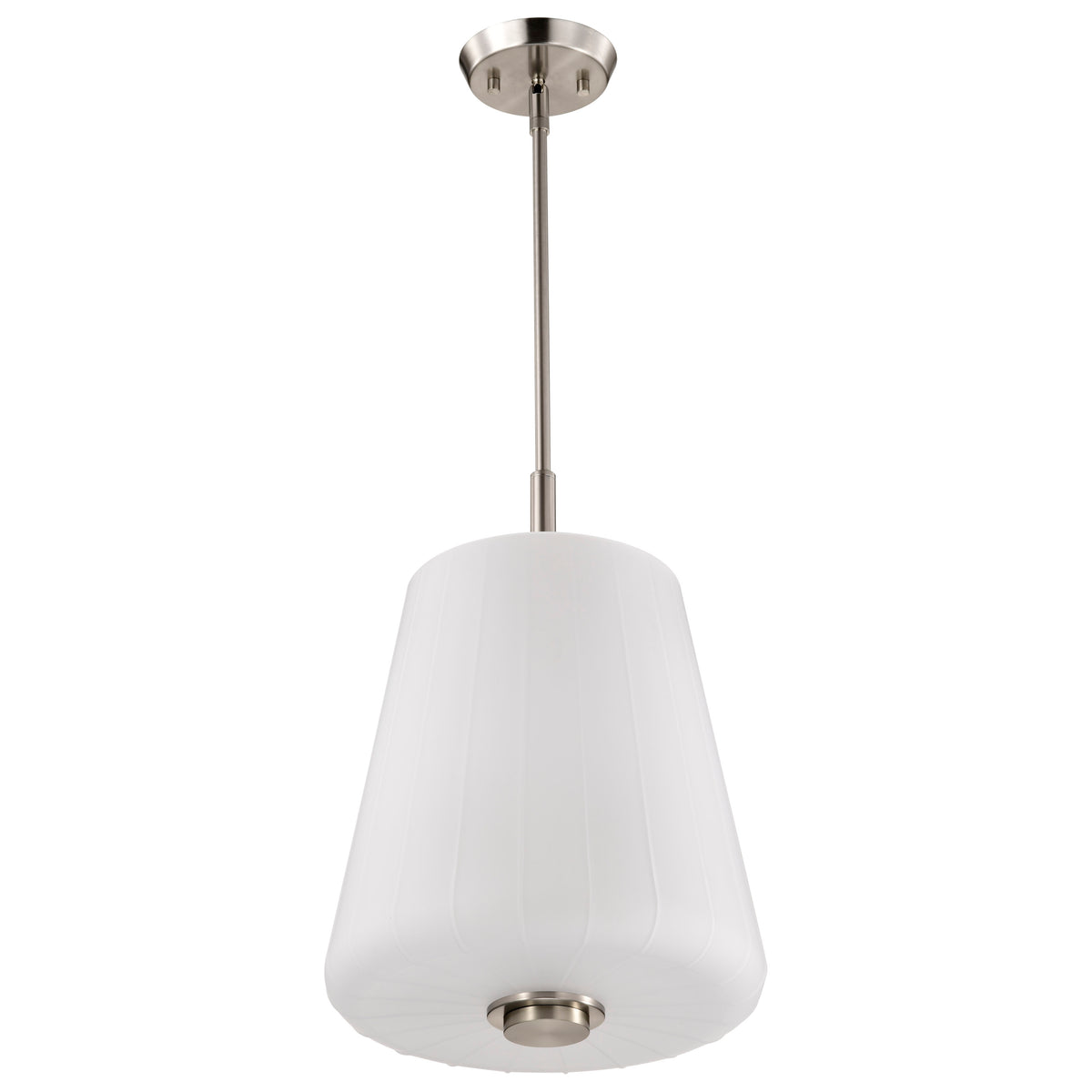 Nuvo 60-8228 Lune, 3 Light Pendant, Brushed Nickel Finish